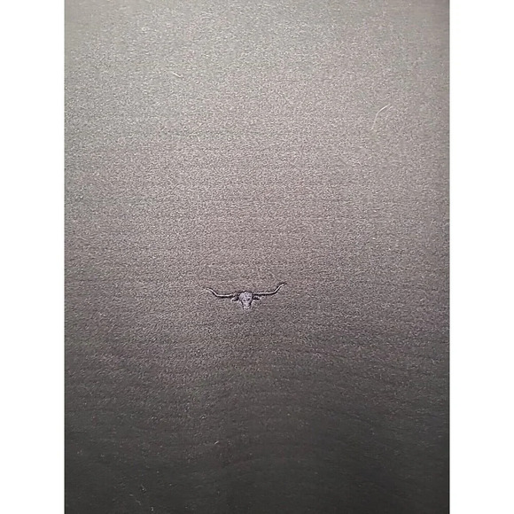 RM Williams Jacket Mens Medium Black Fleece Zip Pockets Logo Western - Picture 3 of 5